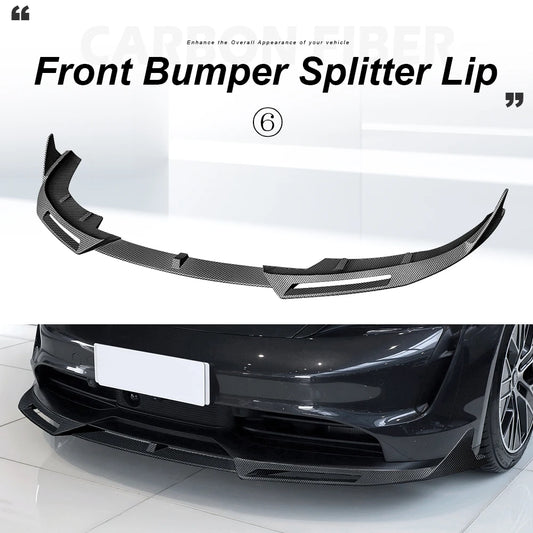 Body Kits carbon fiber Front Lip Rear Spoiler Side Skirts Diffuser For Porsche Taycan RWD 4S Turbo S rear lip / trunk 2019-up